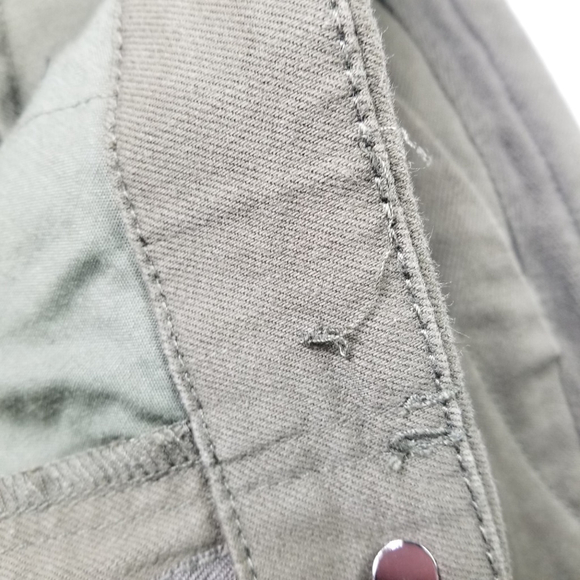 Kut From The Kloth Track Pants womens Size 6 Green Frida Slim Ankle Jogger Mid - Picture 10 of 16